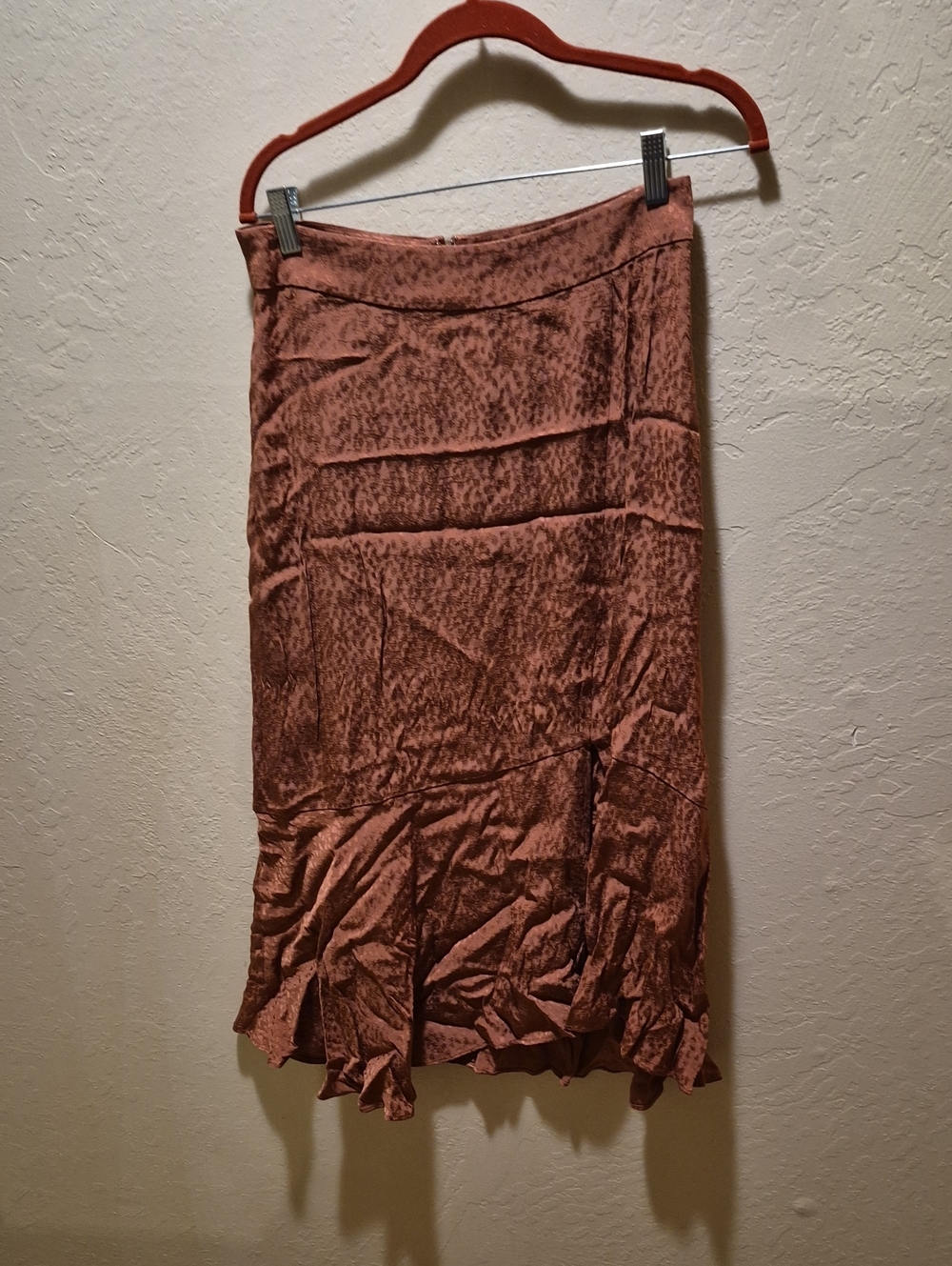 Madewell Rust-Tone  Midi Skirt